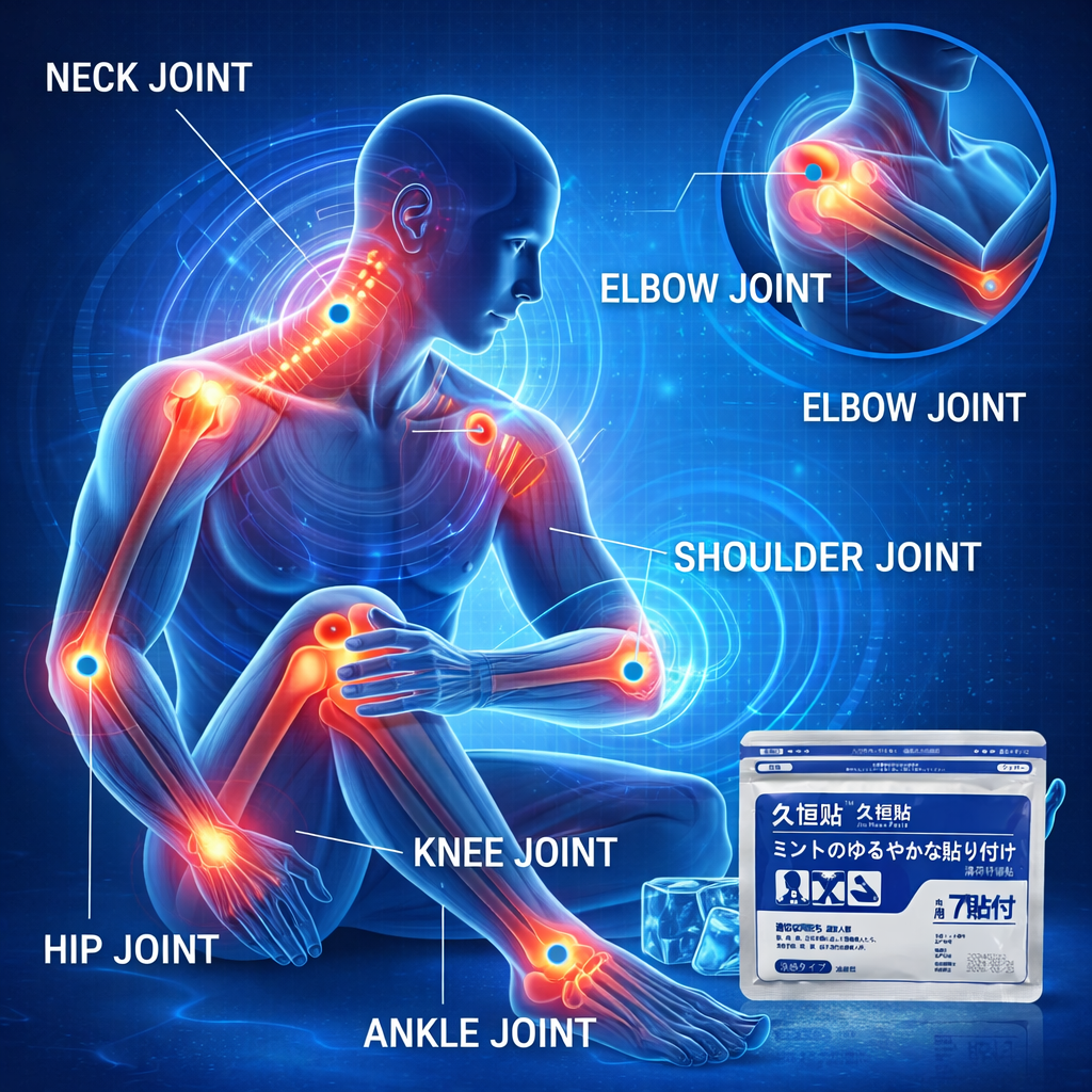 Japanese Pain Patch -  Natural Pain Relief for Back, Joint & Muscle Pain