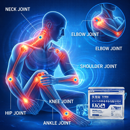 Japanese Pain Patch -  Natural Pain Relief for Back, Joint & Muscle Pain